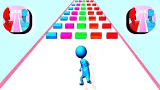 Bridge Race-All levels Gameplay | 48 Levels | Awesome Play BR486N