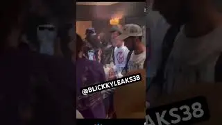 murda b & sha ek chilling at his listening party !🙃😭 