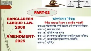 502.  Bangladesh Labor Law Amendment 2025 (Lession-02)