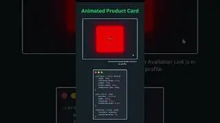 Animated product card #webdevelopment #css