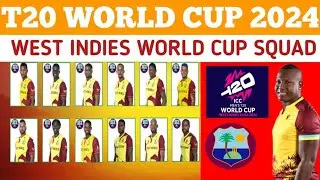 T20 World Cup 2024 West Indies Squad: West Indies squad for ICC T20 World Cup 2024