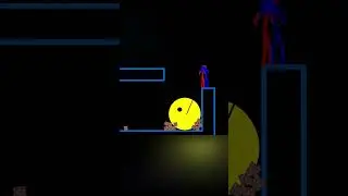 Stickman vs. PacMan Minecraft Animation