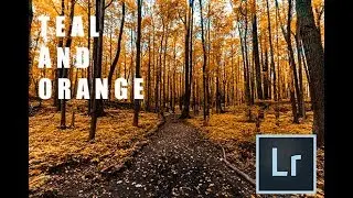 TEAL and ORANGE LIGHTROOM Colour Grade!!