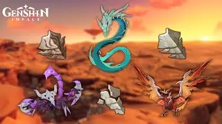 [GUIDE] All Consecrated Beast Farming Route Location Desert Region | Genshin Impact