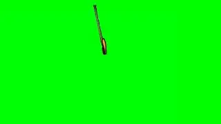 Matchbox stick flame green screen