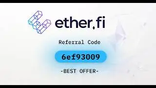 Ether.fi Referral Code: 6ef93009 | Best Sign Up Bonus and Cashback