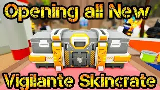 Opening all New Vigilante skins Roblox Tower Defense Simulator