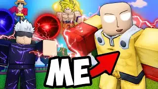 i Became the STRONGEST ANIME CHARACTERS in Roblox..