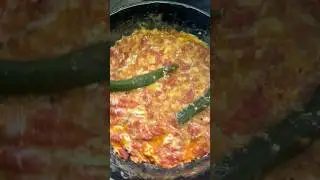 Peace!  #wildernesscooking #outdoorcooking #cooking #eating #food #recipe #omelette