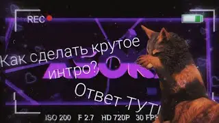 💜КАК СДЕЛАТЬ КРУТОЕ ИНТРО? ОТВЕТ ТУТ!💜(3 раз загружаю🙄)