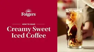 Creamy Sweet Iced Coffee Recipe | Folgers