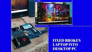 Fixed My Broken Laptop into Desktop Pc | JOHN TECH VIDEO
