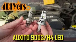 Review: AUXITO H4:9003 LED Headlight Bulbs 100w