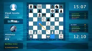 Chess Game Analysis: AlaaAnka - Юрий Хрулёв : 1-0 (By ChessFriends.com)