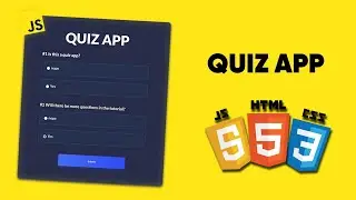 Make a Quiz App with HTML, CSS & JavaScript