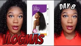 VLOGMAS DAY 8| I put in a quick ponytail by sensational
