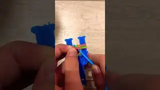 😉Как сделать бантик из резинок😉