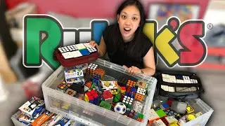 Ma GROSSE collection de Rubik's Cubes !