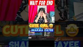 Cute girl YouTuber Riya ji aagaya yaar samney 😍 फिर ye हो gya 🤯 #shorts #freefireshorts