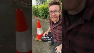 Why are traffic cones cone shaped? @JulianOShea #Science #Shorts