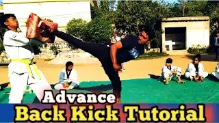 Advance level back Kick Tutorial || बैक किक मारना सीखे बिल्कुल आसान  तरीके  से