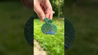 Новая идея сережек с текстурой