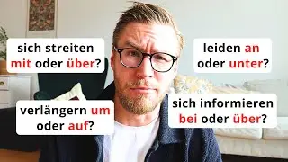 Verben mit mehreren Präpositionen: Welche Unterschiede gibt es? (B2, C1)