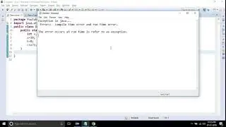 Exception handling in java using try and catch block with example.