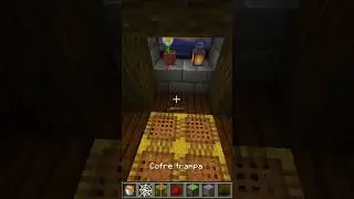 Minecraft el mejor cofre trampa  #minecraft #tutorial #shorts