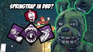 Springtrap is TERRIFYING IN DBD|| Mori, Gameplay, JUMPSCARES