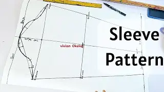 Making a Sleeve Pattern For Non Stretch and Stretchy Fabric