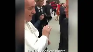#EMILIOMONZÓ CON EL PAPA FRANCISCO