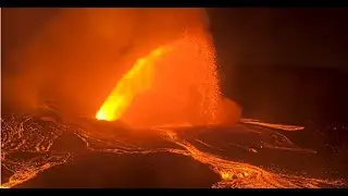 [V3cam] Kīlauea volcano, Hawaii (south Halemaʻumaʻu crater)