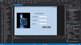 How to create windows form application in visual studio 2019