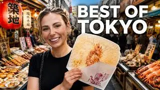 The Best Street Food in Tokyo + Famous Seafood Market 🇯🇵 (Tsukiji Markets, Japan)
