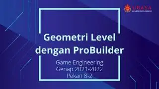 GE 8-2: Geometri level dengan ProBuilder