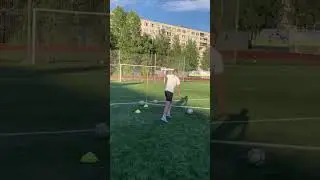 AMAZING LONG RANGE SHOTS!#football #footballshorts #footballskills