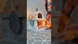 СДЕЛАЛИ НАСТОЯЩУЮ МИНИ ПЕЧЬ ИЗ МИНИ КИРПИЧИКОВ!
