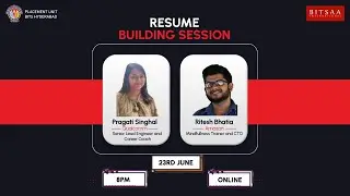 Building an effective resume - 23 June 2024
