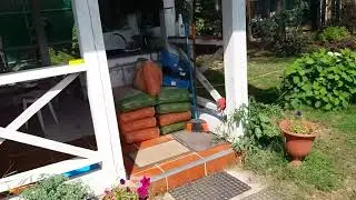 3#002   30.07.2019  строим курятник. Всё готово для залития плиты фундамента