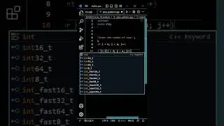 plus pattern in c++(code in discription)#shorts#coding