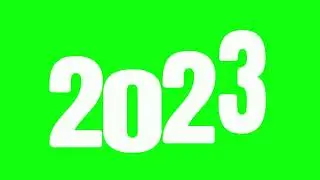 Chroma Key ANO 2023 ANIMADO Green Screen