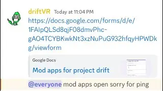 How to get mod forms in your discord seever