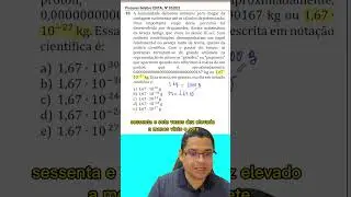 Notação científica no colun UFMA.
