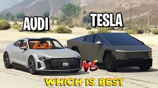 GTA5: Tesla Vs Audi Tron | Comparison