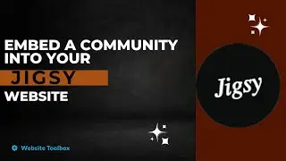 Embed A Community Into Your Jigsy Website
