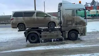 С Нижнего в Новороссийск дальнобой.😎