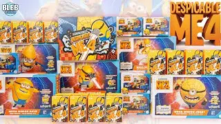 DESPICABLE ME 4 toy collection unboxing ASMR no talking | Popmart DM4 figures | Yolo Park DM4 toys