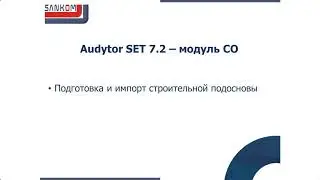 Audytor SET 7.2 - модуль СО - Часть 2