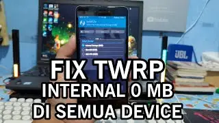 How to fix internal memory not being read in TWRP || 0mb TWRP || Works on all Androids